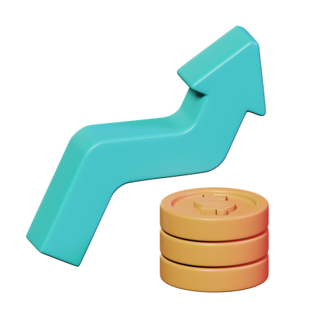 Profit Growth  3D Icon