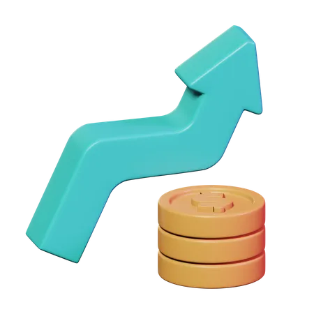 Profit Growth  3D Icon