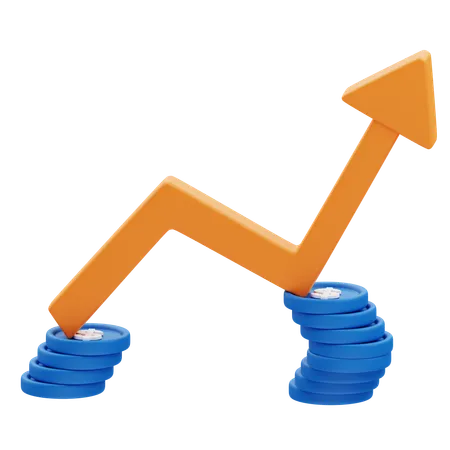 Profit Growth  3D Icon