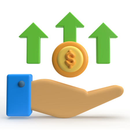 Profit Growth  3D Icon