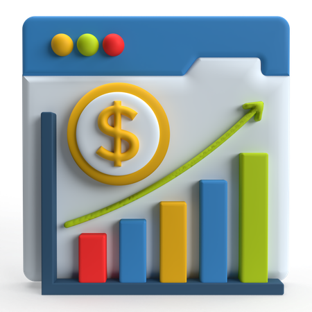 Profit Growth  3D Icon