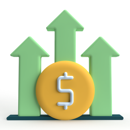 Profit Growth  3D Icon