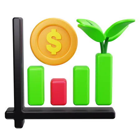 Profit Growth  3D Icon