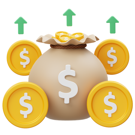 Profit Growth  3D Icon