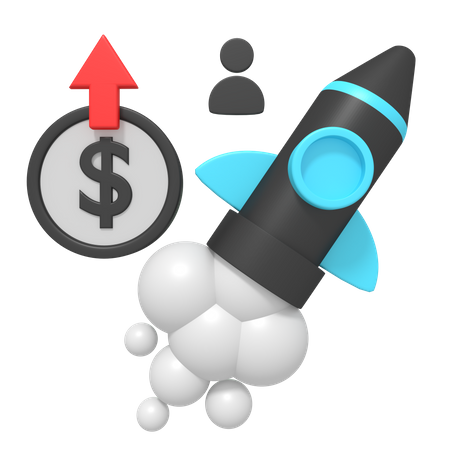 Profit Growth  3D Icon