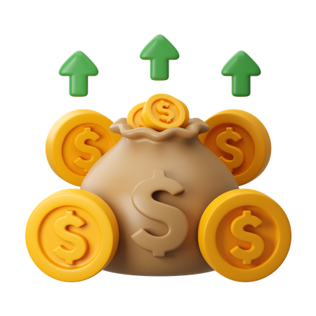 Profit Growth  3D Icon