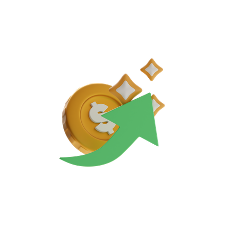 Profit Growth  3D Icon