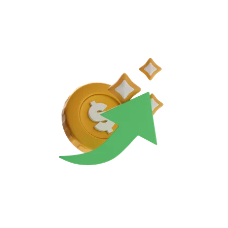 Profit Growth  3D Icon