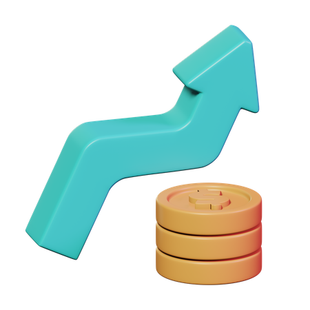 Profit Growth  3D Icon