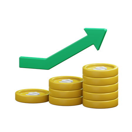 Profit Growth  3D Icon