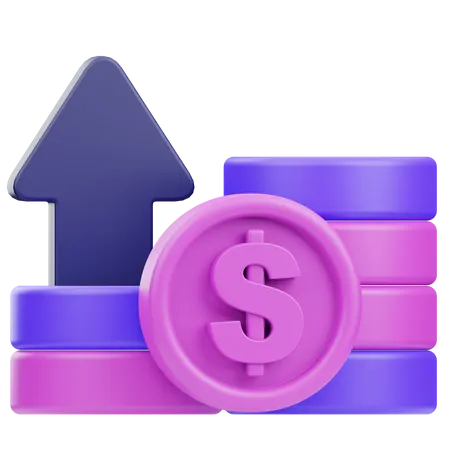 Profit Increase  3D Icon