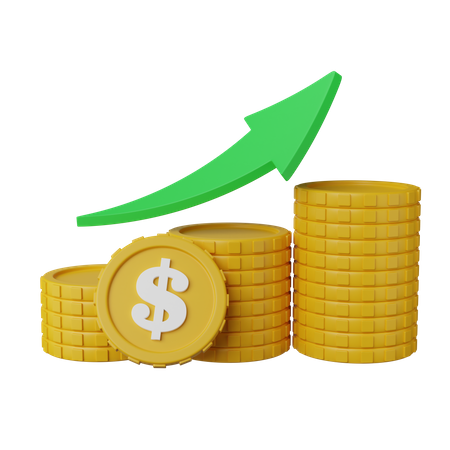 Profit Increase  3D Icon