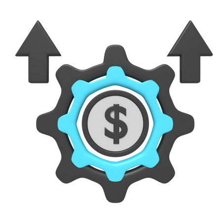 Profit Increase  3D Icon