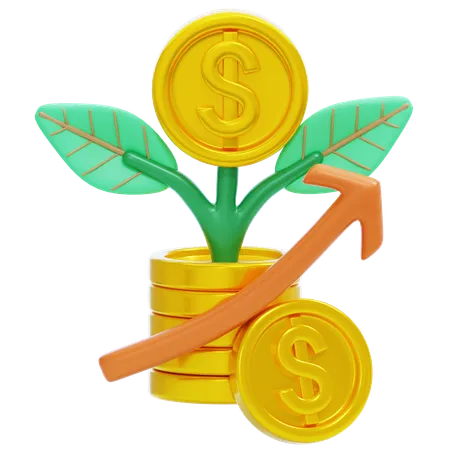 PROFIT INTEREST  3D Icon