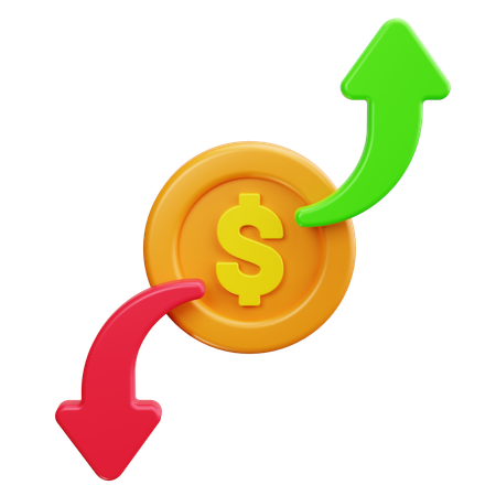 Profit Loss  3D Icon