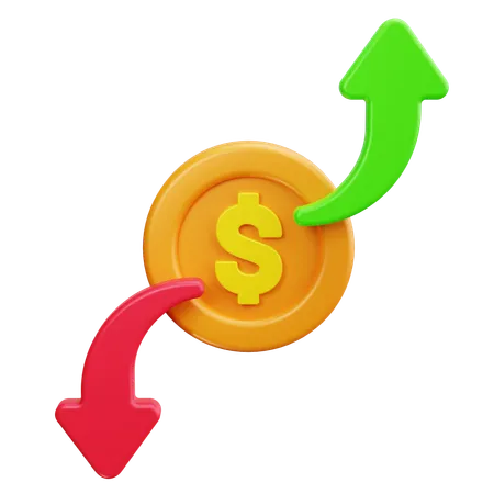 Profit Loss  3D Icon