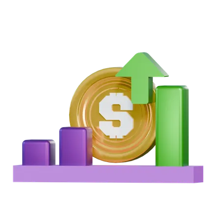 Profit Management  3D Icon