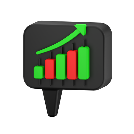 Profit Notification  3D Icon