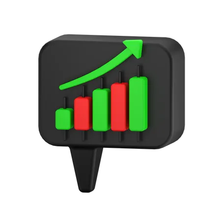 Profit Notification  3D Icon