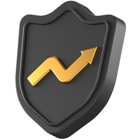 Profit Shield  3D Icon