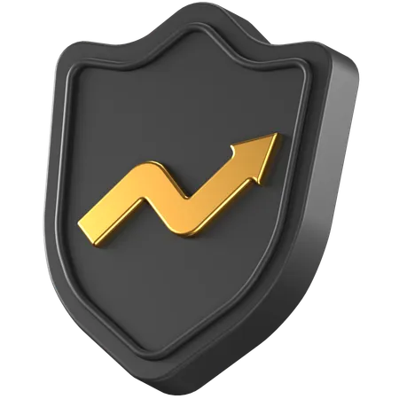 Profit Shield  3D Icon