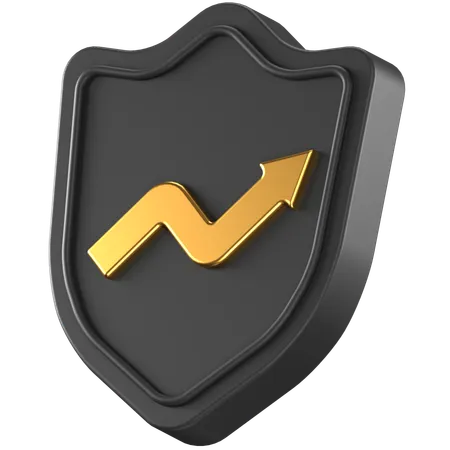 Profit Shield 3D Icon