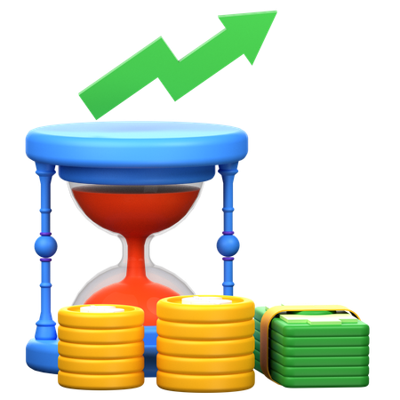 Profit Time  3D Icon