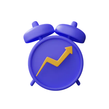 Profit time  3D Icon