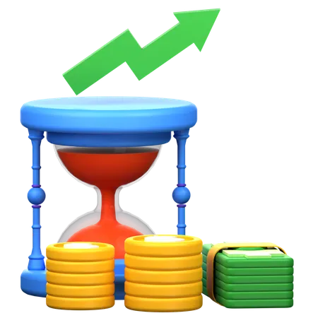 Profit Time  3D Icon