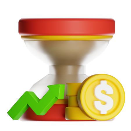 Profit Time  3D Icon