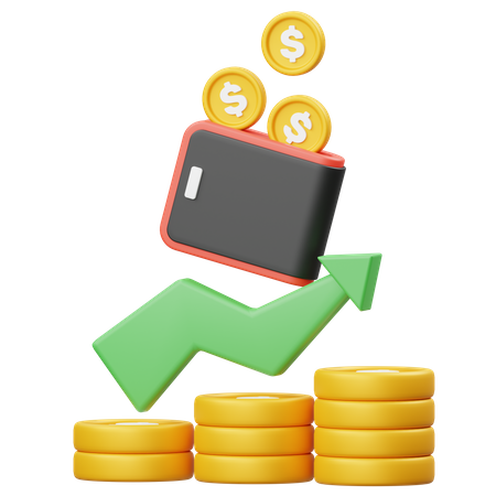 Profit Trading  3D Illustration