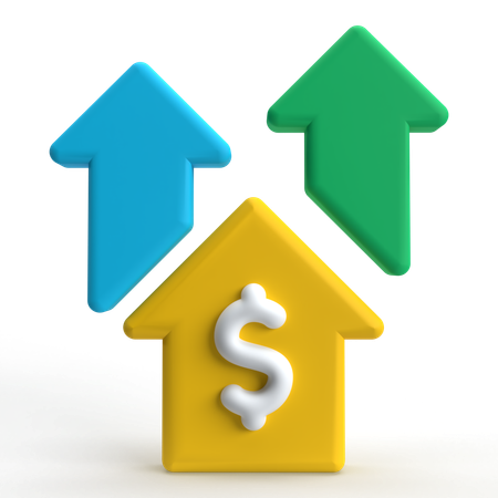 Profit Up  3D Icon