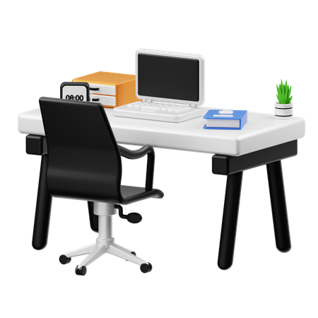 Profiter du bureau  3D Icon