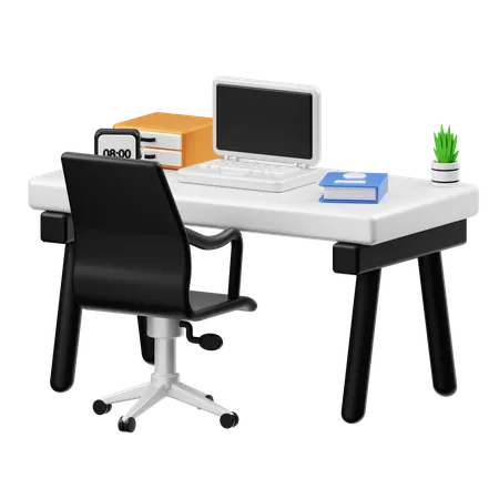 Profiter du bureau  3D Icon