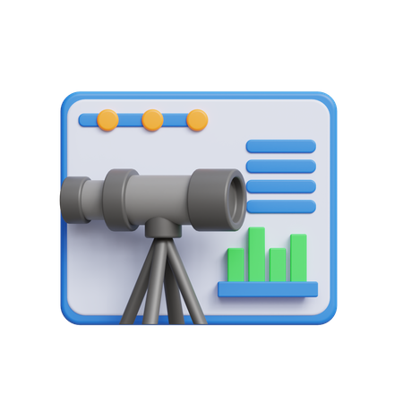 Prognoseanalyse  3D Icon