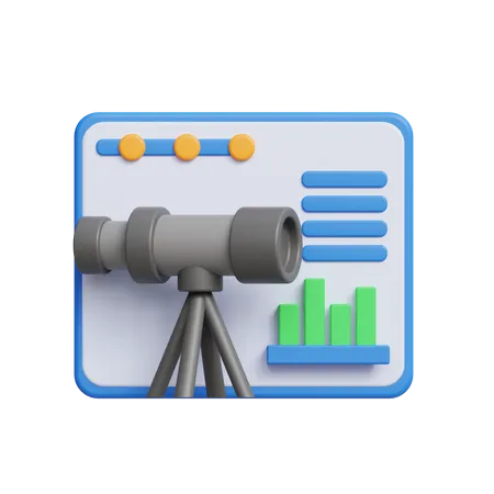 Prognoseanalyse  3D Icon