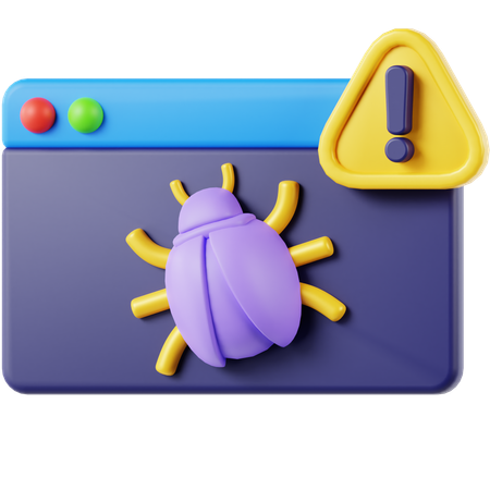 Program Bug  3D Icon