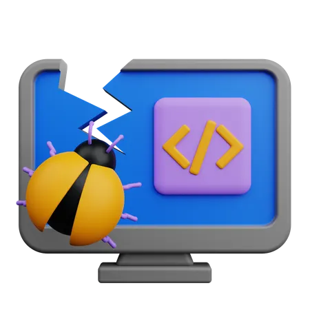 Program Bug  3D Icon