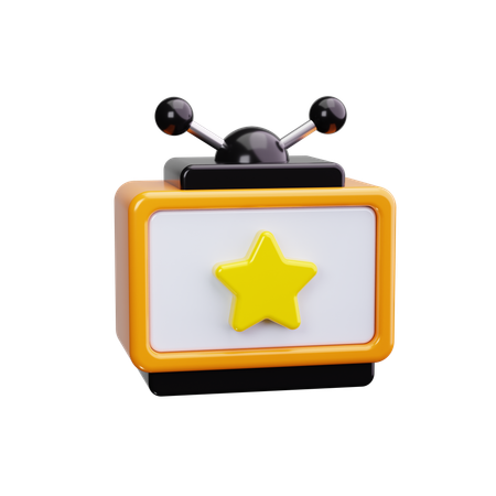 Programa de TV  3D Icon