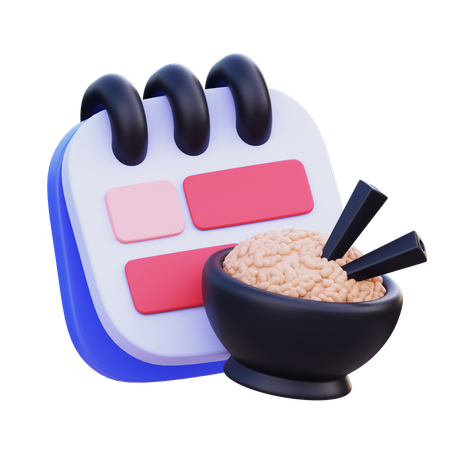 Programa de dieta  3D Icon