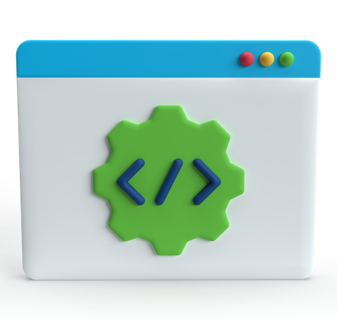 Programa web  3D Icon