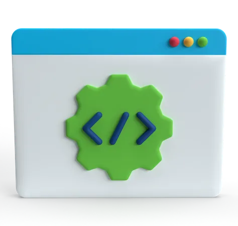 Programa web  3D Icon