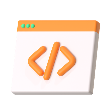 Programação  3D Icon