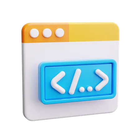 Programação  3D Icon