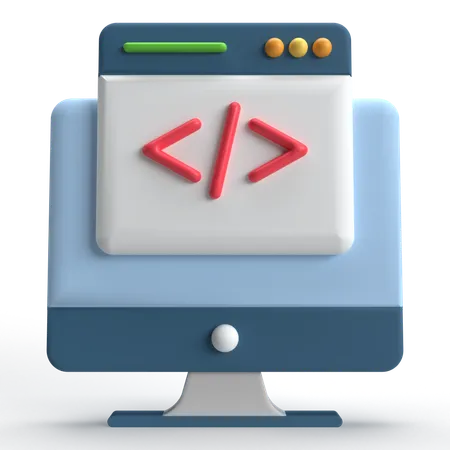 Programação  3D Icon