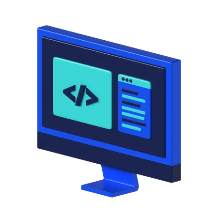 Programação  3D Icon