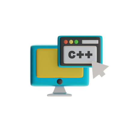 Programação c no pc  3D Icon