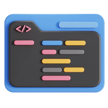 Programación  3D Icon