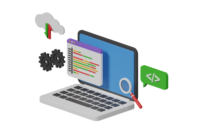 Programación  3D Icon