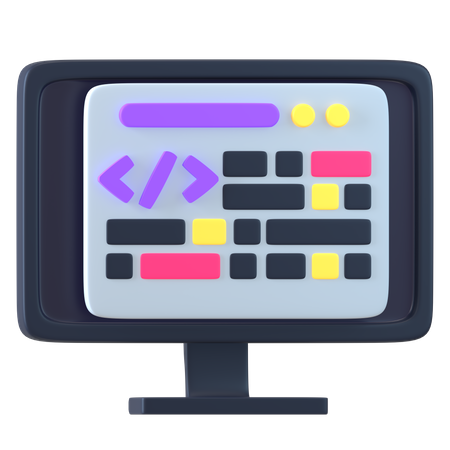 Programación  3D Icon